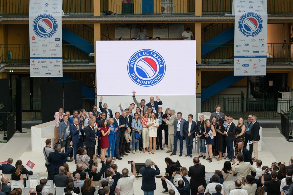 Les membres de l'Equipe de France du numérique Numeum